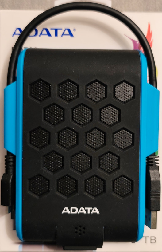 هارد اکسترنال ADATA HD720 1TB کارکرده | 23 ساعت کارکرد | سلامت 100%