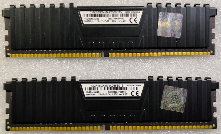 رم Corsair Vengeance LPX 8GB (2×4GB) DDR4 2666MHz CL15